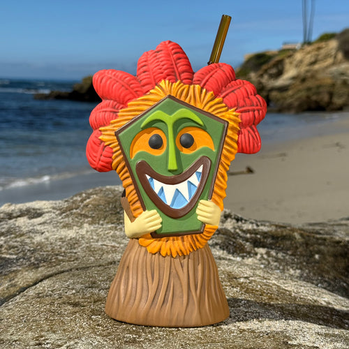 Mask Dancer (Hula World: Jungle) - Ceramic Tiki Mug - Limited Edition / Limited Time Pre-Order (FREE Shipping in U.S.)
