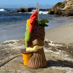 Hula World: Jungle (Tiki Drummer + Mask Dancer) - Ceramic Tiki Mugs - Limited Edition / Limited Time Pre-Order (FREE Shipping in U.S.)