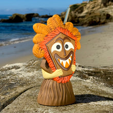 Hula World: Beach (Tiki Drummer + Mask Dancer) - Ceramic Tiki Mugs - Limited Edition / Limited Time Pre-Order (FREE Shipping in U.S.)