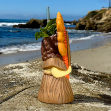 Hula World: Beach (Tiki Drummer + Mask Dancer) - Ceramic Tiki Mugs - Limited Edition / Limited Time Pre-Order (FREE Shipping in U.S.)