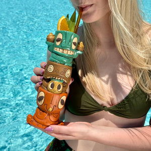 Tiki tOny's Tiki Room Treat Trio - Ceramic Tiki Mug - Limited Edition / Limited Time Pre-Order (FREE Shipping in U.S.)
