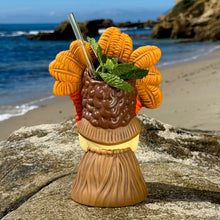 Mask Dancer (Hula World: Beach) - Ceramic Tiki Mug - Limited Edition / Limited Time Pre-Order (FREE Shipping in U.S.)
