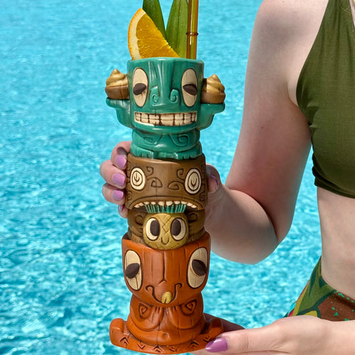 Tiki tOny's Tiki Room Treat Trio - Ceramic Tiki Mug - Limited Edition / Limited Time Pre-Order (FREE Shipping in U.S.)