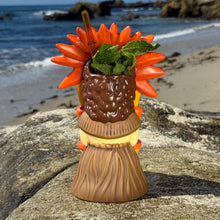 Hula World: Beach (Tiki Drummer + Mask Dancer) - Ceramic Tiki Mugs - Limited Edition / Limited Time Pre-Order (FREE Shipping in U.S.)