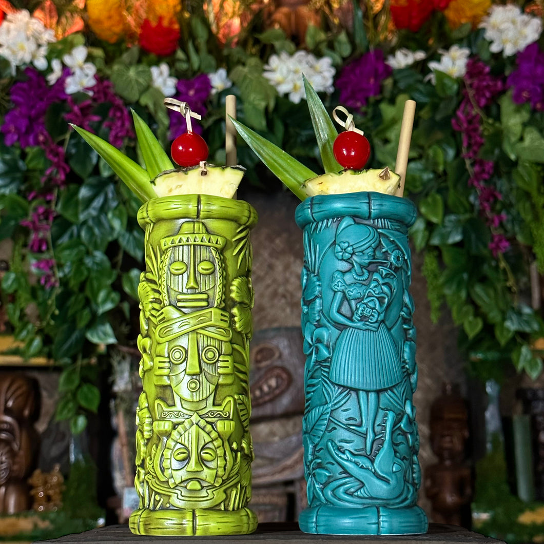 Jeff Granito’s “Tiki Portraits” (2 different mugs!) - Ceramic Tiki Mugs, sculpt by Thor - Limited Edition / Limited Production Pre-Order