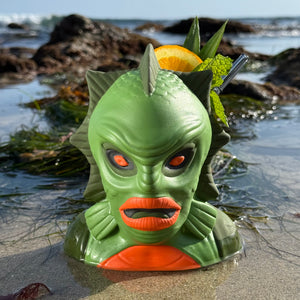 Jeff Granito's Creature Feature (Green Swamp) - Ceramic Tiki Mug + Signed Art Print - Limited Edition / Limited Time Pre-Order (FREE Shipping in U.S.)