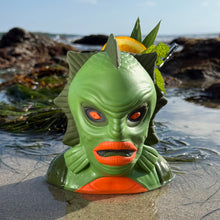 Jeff Granito's Creature Feature (Green Swamp) - Ceramic Tiki Mug + Signed Art Print - Limited Edition / Limited Time Pre-Order (FREE Shipping in U.S.)