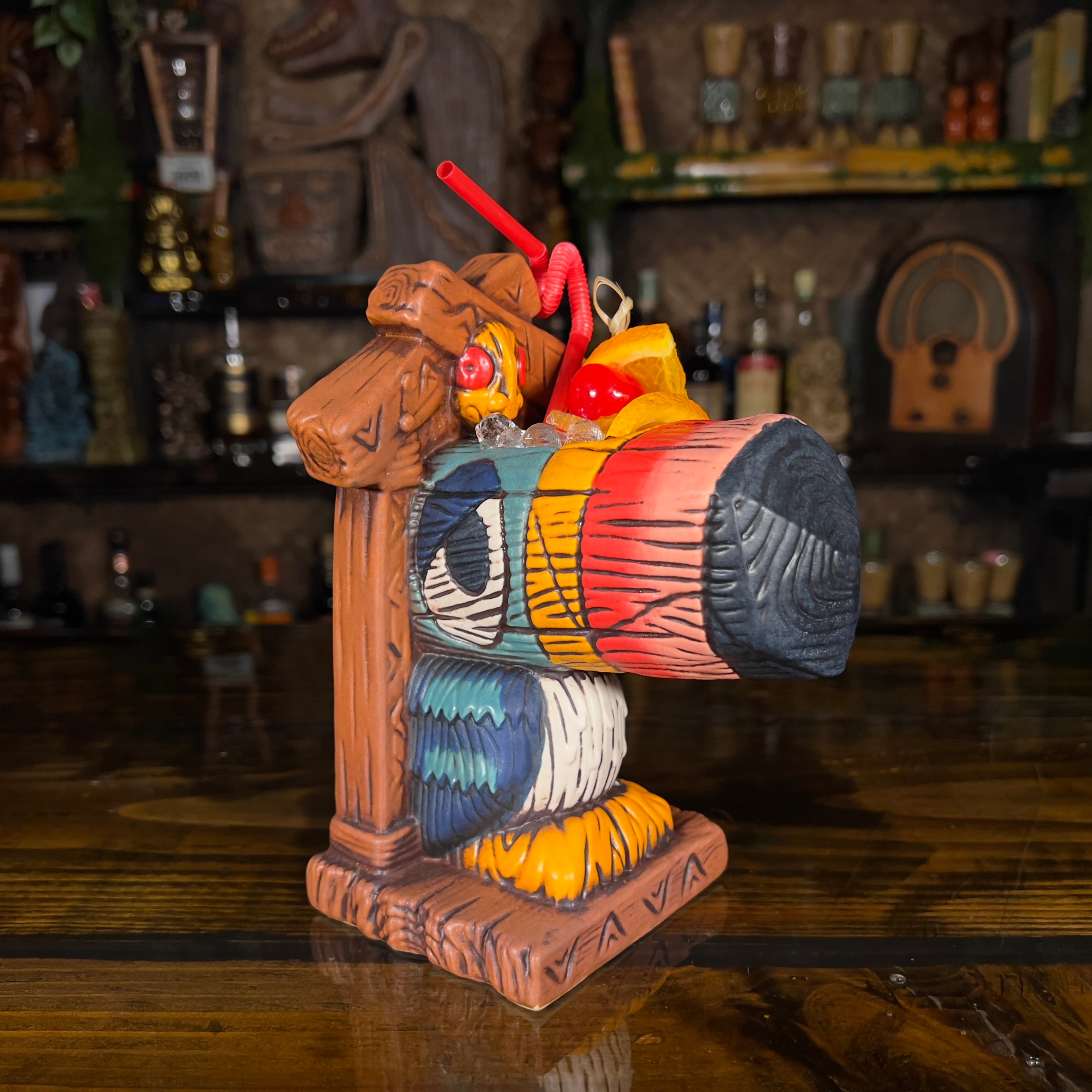 Tiki tOny's Toucan tOny Tiki Mug, sculpted by Thor - Signed and