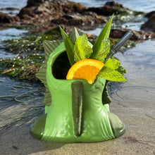 Jeff Granito's Creature Feature (Green Swamp) - Ceramic Tiki Mug + Signed Art Print - Limited Edition / Limited Time Pre-Order (FREE Shipping in U.S.)