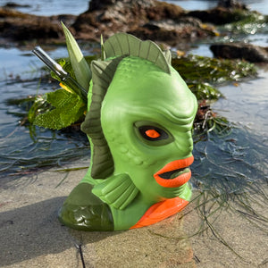Jeff Granito's Creature Feature (Green Swamp) - Ceramic Tiki Mug + Signed Art Print - Limited Edition / Limited Time Pre-Order (FREE Shipping in U.S.)