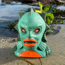 Jeff Granito's Creature Feature (Aqua Lagoon + Green Swamp) - Ceramic Tiki Mugs + Signed Art Print - Limited Edition / Limited Time Pre-Order (FREE Shipping in U.S.)