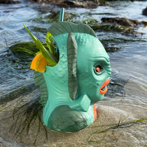 Jeff Granito's Creature Feature (Aqua Lagoon + Green Swamp) - Ceramic Tiki Mugs + Signed Art Print - Limited Edition / Limited Time Pre-Order (FREE Shipping in U.S.)