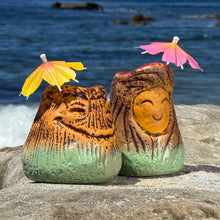 Tiki tOny's Magma Joe and Lava Flo Tiki Mug Set - Lava is in the Air Limited Edition · Ceramic Tiki Mug · Pre-Order