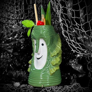 Creature Bob - ceramic Tiki Mug, sculpt by Thor - DECOR USE ONLY - Ready to Ship! (FREE SHIPPING in U.S.)