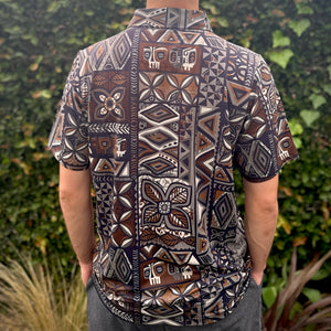 Jeff Granito's 'Distant Drums Haleakalā' Men's Performance Golf Polo - Ready to Ship! - Shipping Included!