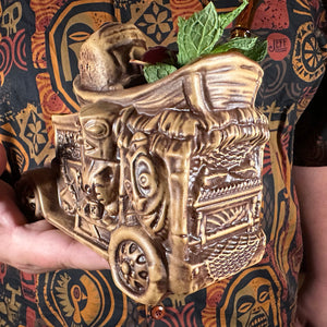 Jungle Cruiser Tiki Mug, designed and sculpted by Thor - Ready to Ship!