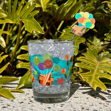 Jeff Granito's 'Adventure Begins Here' Mai Tai Glass and Swizzle Set - Ready-to-Ship!