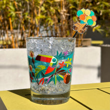 Jeff Granito's 'Adventure Begins Here' Mai Tai Glass and Swizzle Set - Ready-to-Ship!