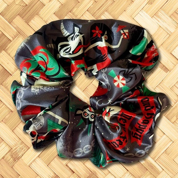 Jeff Granito's 'Merry Krampus' Scrunchie - Ready to Ship!
