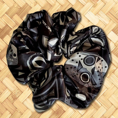 Jeff Granito's 'Mask Hysteria Blackout' Scrunchie - Ready to Ship!