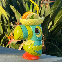 Tiki tOny’s Tiki Rum Bird – Sam + Teal/Green · Ceramic Tiki Mugs · Pre-Order