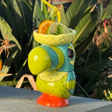 Tiki tOny’s Tiki Rum Bird – Teal/Green · Ceramic Tiki Mug · Pre-Order