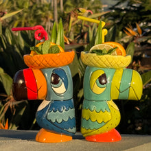 Tiki tOny’s Tiki Rum Bird – Sam + Teal/Green · Ceramic Tiki Mugs · Pre-Order