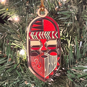 Jungle Jingle Santa Holiday Ornament - US Shipping Included - Ready to Ship