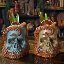 Tiki Tom's Soul Hunter (Deep Abyss + Low Tide) - Ceramic Tiki Mugs - Limited Edition / Limited Time Pre-Order (FREE Shipping in U.S.)