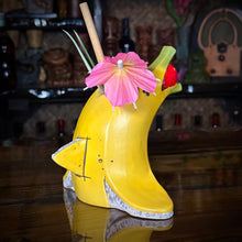Flipper Sipper - Ceramic Tiki Mug, sculpt by Thor - DECOR USE ONLY - Ready to Ship! (FREE SHIPPING in U.S.)