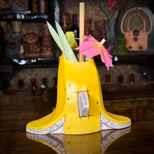 Flipper Sipper - Ceramic Tiki Mug, sculpt by Thor - DECOR USE ONLY - Ready to Ship! (FREE SHIPPING in U.S.)