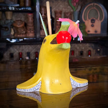 Flipper Sipper - Ceramic Tiki Mug, sculpt by Thor - DECOR USE ONLY - Ready to Ship! (FREE SHIPPING in U.S.)