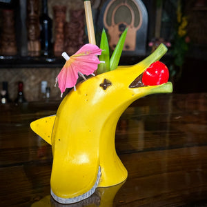 Flipper Sipper - Ceramic Tiki Mug, sculpt by Thor - Limited Edition / Limited Production Pre-Order