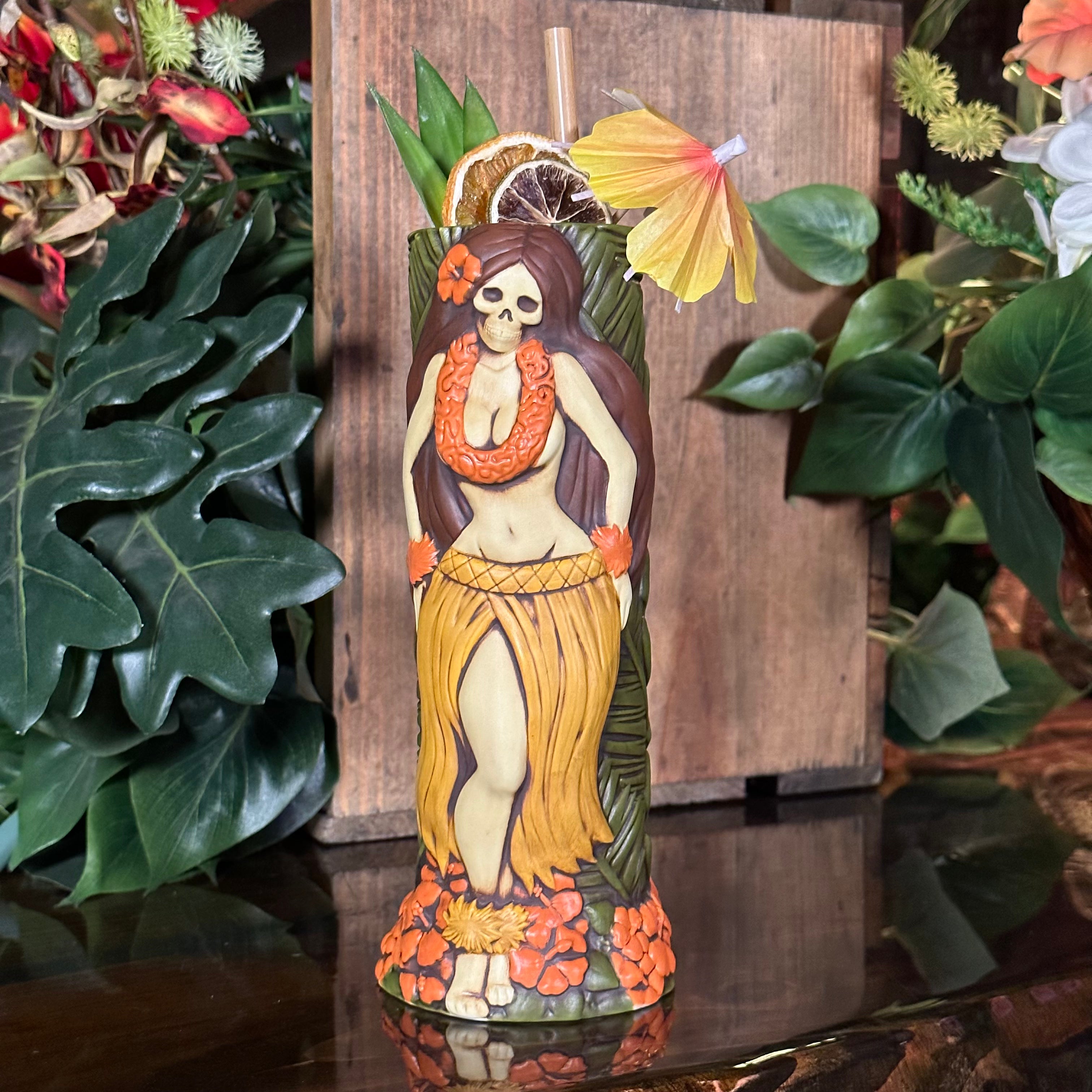Haunted Hula Tiki Mug, sculpted by Thor – Tikiland Trading Co.