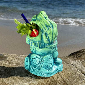 Thor's Unfathomable Proposal Tiki Mug (Blue/Green) - Only 150 available in this first run / Limited Edition max. 300 - Ready to Ship!