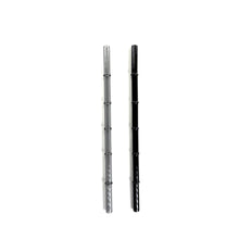 'Obsidian' Glass Bamboo Straw Set of Two (2) - Ready to Ship!