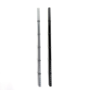 'Obsidian' Glass Bamboo Straw Set of Two (2) - Ready to Ship!