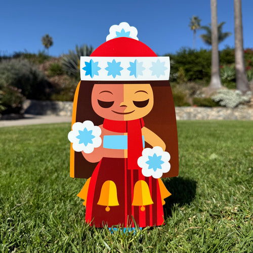 Jeff Granito's 'Hula Bells' Metal Yard Stake - Pre-Order