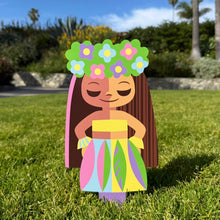 Jeff Granito's 'Hula Spring' Metal Yard Stake Set of THREE (3) - Pre-Order!