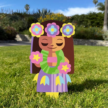 Jeff Granito's 'Hula Spring' Metal Yard Stake Set of THREE (3) - Pre-Order!