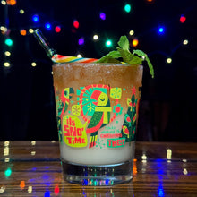 Jeff Granito's 'Jingle Birds' Mai Tai Cocktail Glass (1) - Ready to Ship!