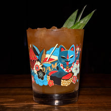 Jeff Granito's 'Mewsubi' Mai Tai Cocktail Glass (1) - Ready to Ship!