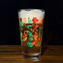 Jeff Granito's 'Birds Singing Words' Pint Glass (1) - Ready to Ship!