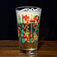 Jeff Granito's 'Birds Singing Words' Pint Glass (1) - Ready to Ship!