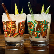 'Hula World Drummers' Mai Tai Cocktail Glass (1) - Ready to Ship!