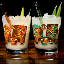 'Hula World Drummers' Mai Tai Cocktail Glass (1) - Ready to Ship!