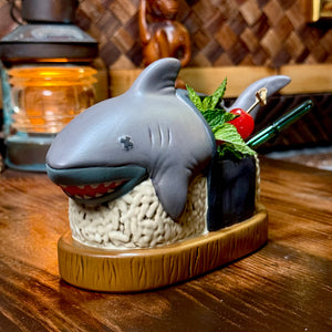 Shark Musubi (Coral Reef + Stormy Seas) - Ceramic Tiki Mugs - Limited Edition / Limited Time Pre-Order (FREE Shipping in U.S.)