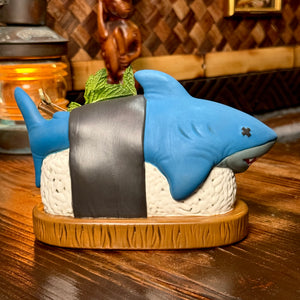 Shark Musubi (Coral Reef + Stormy Seas) - Ceramic Tiki Mugs - Limited Edition / Limited Time Pre-Order (FREE Shipping in U.S.)