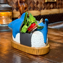 Shark Musubi (Coral Reef + Stormy Seas) - Ceramic Tiki Mugs - Limited Edition / Limited Time Pre-Order (FREE Shipping in U.S.)