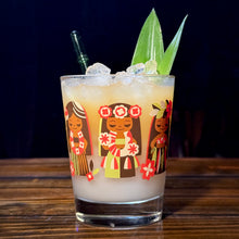 'It's A Hula World' Mai Tai Cocktail Glass (1) -  - Ready to Ship / Rolling Pre-Order